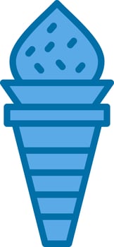 Ice Cream Vector Icon Design
