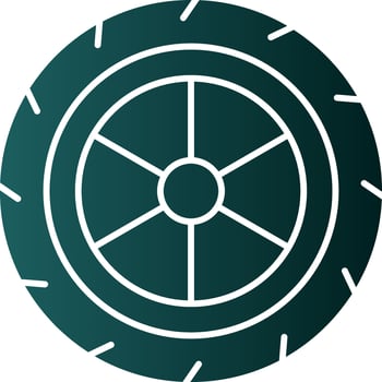 Tires Vector Icon Design