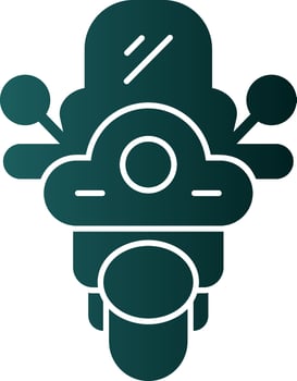 Motorbike Vector Icon Design