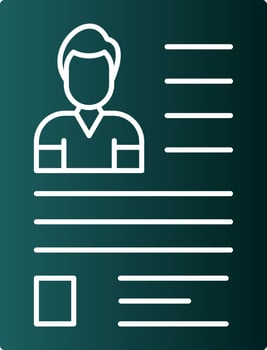 Resume Vector Icon Design