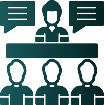 Interview Vector Icon Design