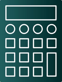 Calculator Vector Icon Design