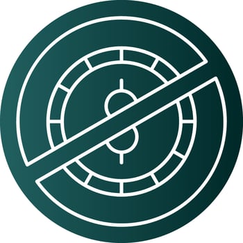 No Money Vector Icon Design