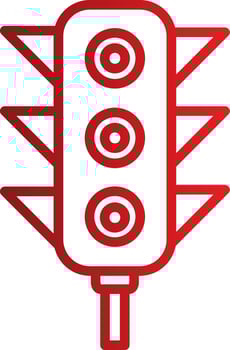 Traffic Lights Vector Icon