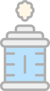 Tear Gas Vector Icon Design