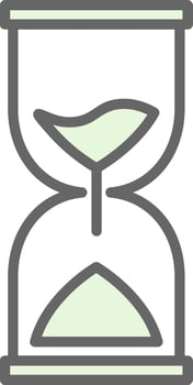 Hourglass Vector Icon Design