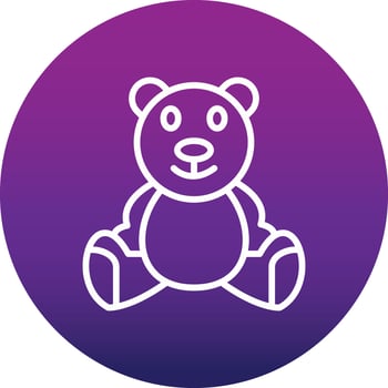 Teddy Bear Vector Icon