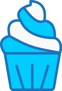 Cupcake Vector Icon