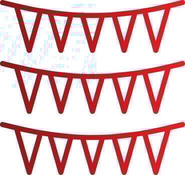 Bunting Vector Icon