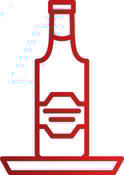 Beer Bottle Vector Icon