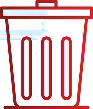 Trash Vector Icon