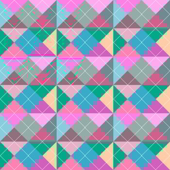 seamless geometric pattern argyle background vector