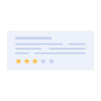 Modern flat icon design of message vector