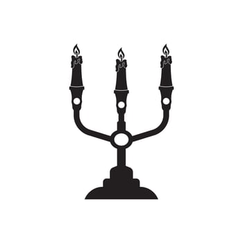 candle icon vector illustration template design