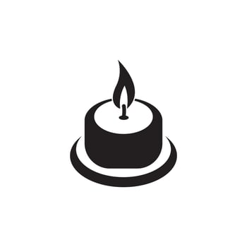 candle icon vector illustration template design