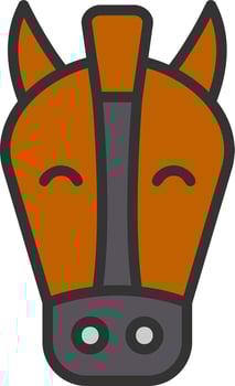 Horse Vector Icon Design