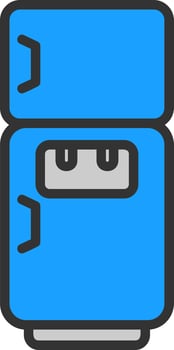 Fridge Vector Icon Design