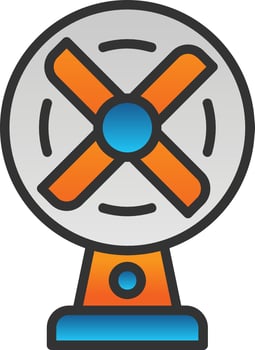 Fan Vector Icon Design
