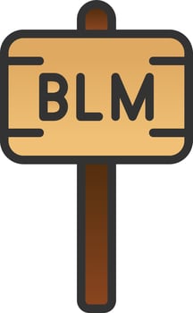 Black Lives Matter Vector Icon Design