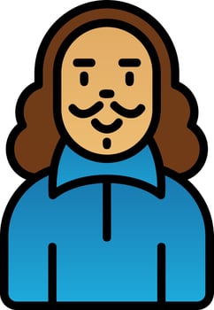 Shakespeare Vector Icon Design