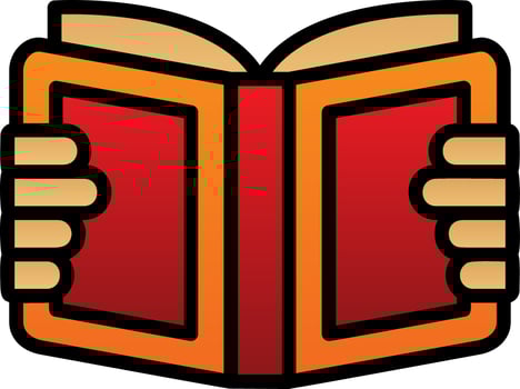 Reading Vector Icon Design
