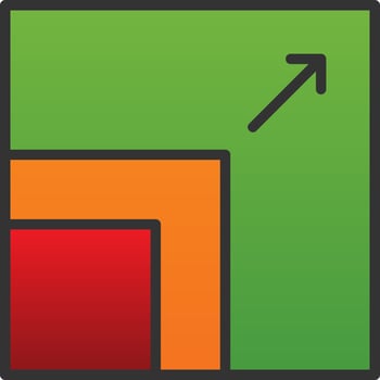 Resolution Vector Icon Design