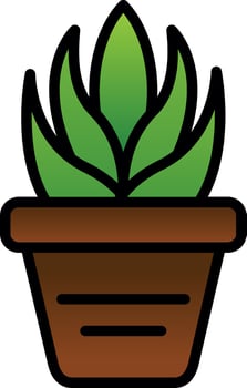Aloe Vera Vector Icon Design