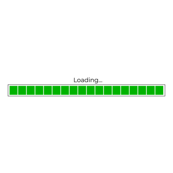 Loading bar progress icon with Transparent Background png