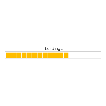Loading bar progress icon with Transparent Background png