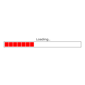 Loading bar progress icon with Transparent Background png