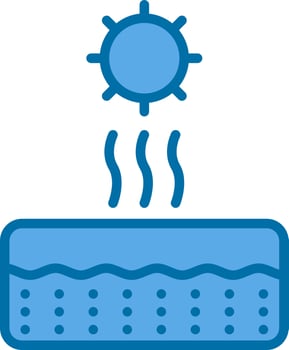 UV Protection Vector Icon Design