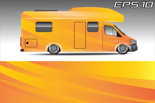 Livery background designs for camper car wraps and more vector