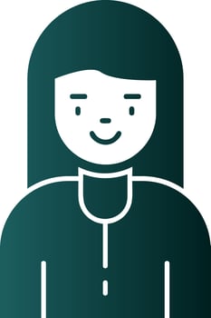 Girl Vector Icon Design