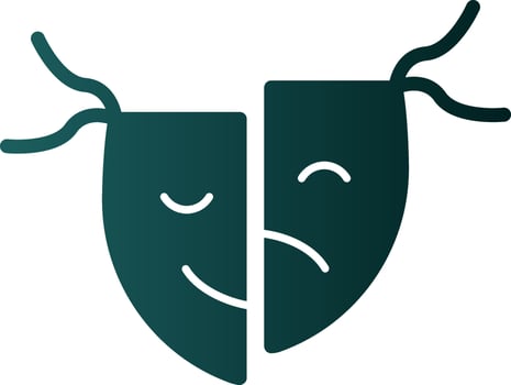Tragedy Vector Icon Design