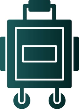 Luggage Vector Icon Design