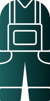 Coverall Vector Icon Design