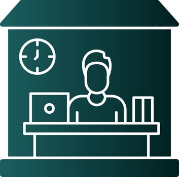 Home Office Vector Icon Design
