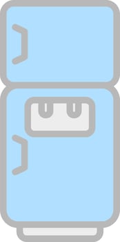 Fridge Vector Icon Design