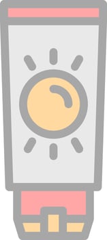 Sunblock Vector Icon Design