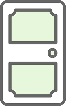Door Vector Icon Design