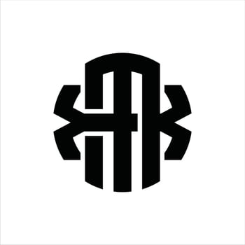 MX Logo monogram design template vector