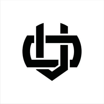 VO Logo monogram design template vector