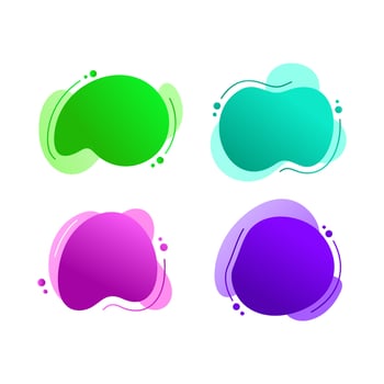 Modern and Colorful Fluid Banner Sale vector