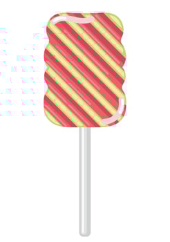 gum candy in stick vector