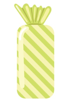 striped candy icon vector
