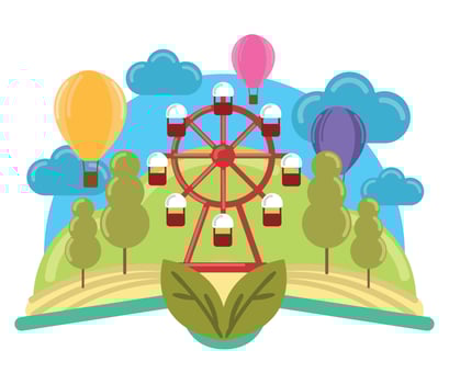 book story entertainment vector
