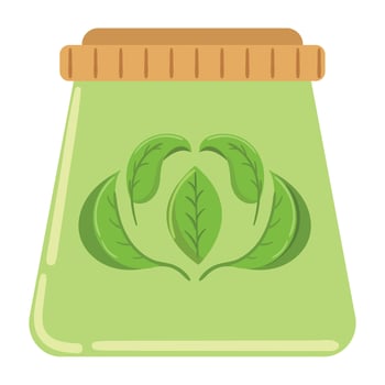 green tea product vector
