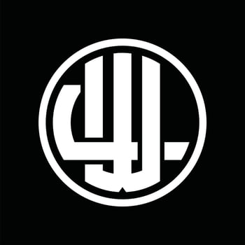 WL Logo monogram design template vector