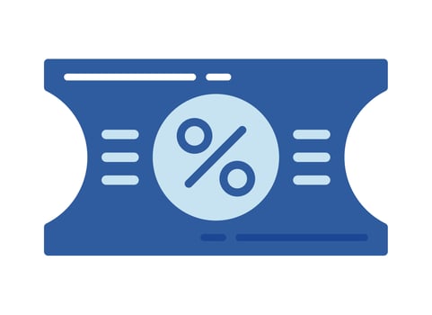 shopping discount tag vector