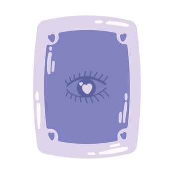 tarot card esoteric icon vector